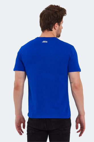 Slazenger PACKER Erkek T-Shirt Saks Mavi - Thumbnail