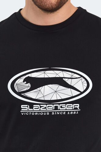 Slazenger PACKER Erkek T-Shirt Siyah - Thumbnail