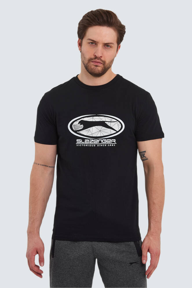 Slazenger PACKER Erkek T-Shirt Siyah