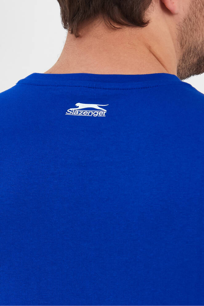 Slazenger PACKER Men's T-Shirt Saks Blue