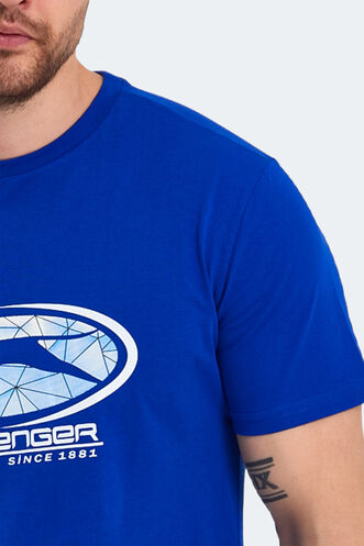 Slazenger PACKER Men's T-Shirt Saks Blue - Thumbnail