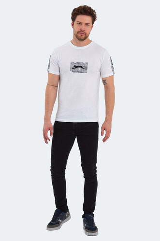 Slazenger PADERAU Erkek T-Shirt Beyaz - Thumbnail