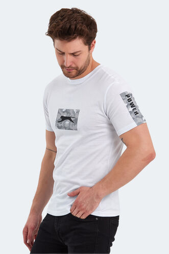 Slazenger PADERAU Erkek T-Shirt Beyaz - Thumbnail