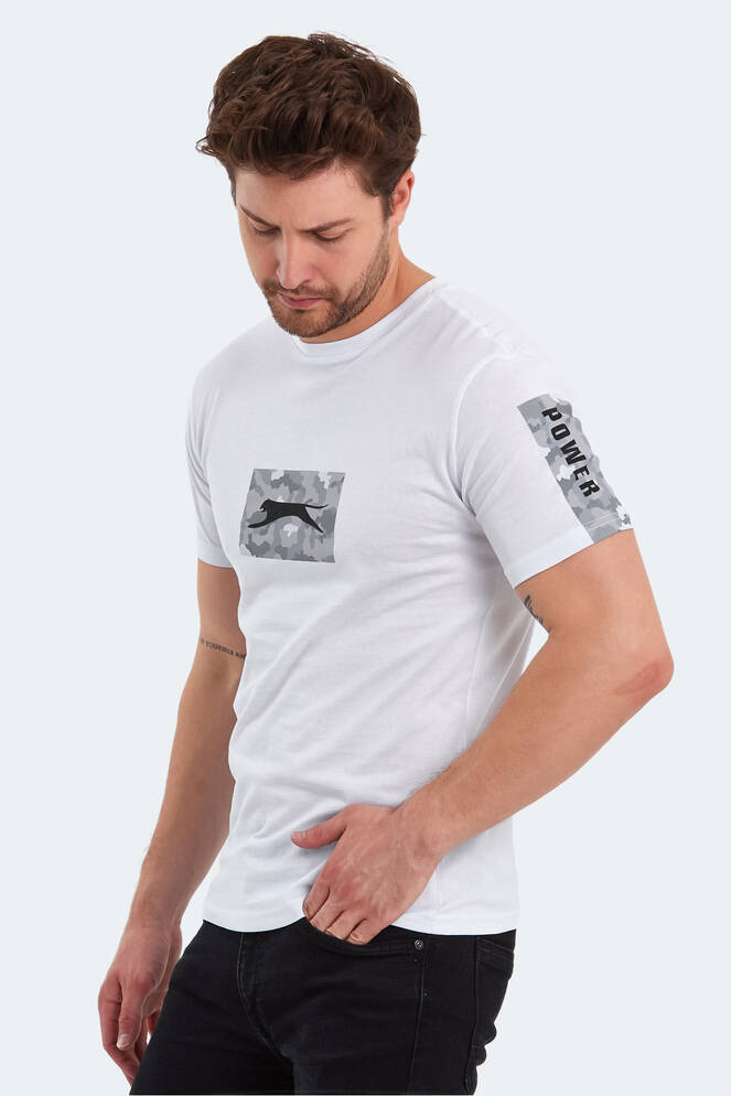 Slazenger PADERAU Erkek T-Shirt Beyaz