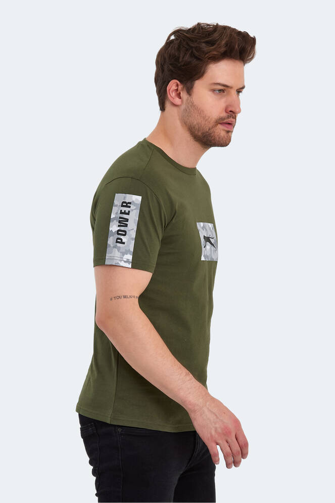 Slazenger PADERAU Erkek T-Shirt Haki