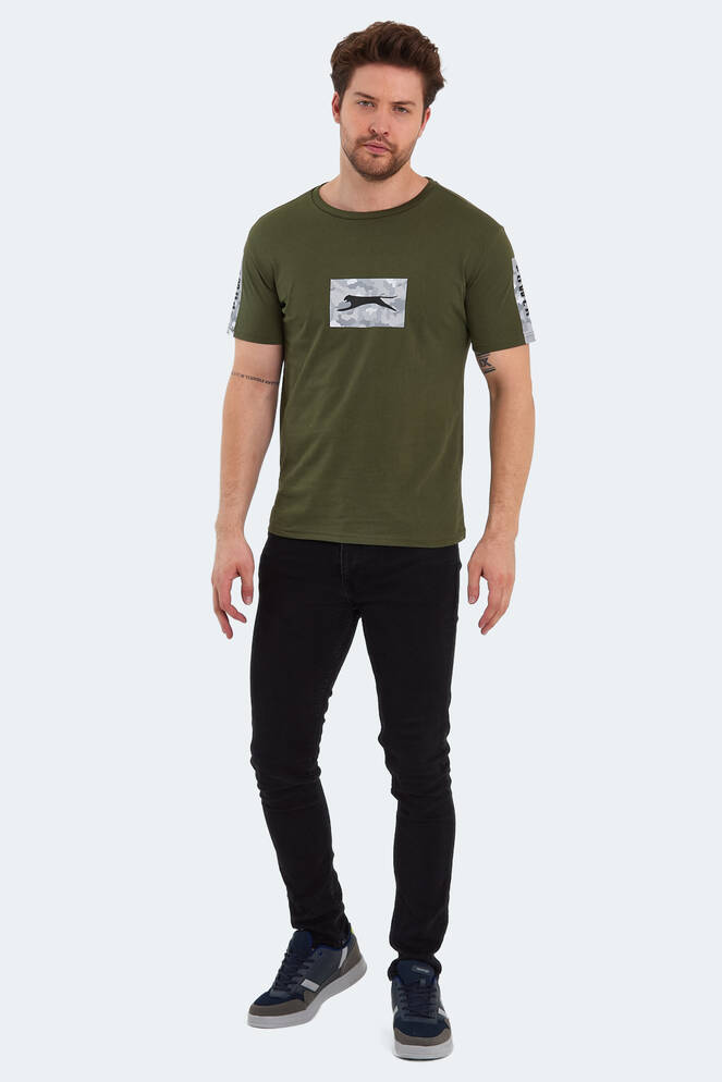 Slazenger PADERAU Erkek T-Shirt Haki