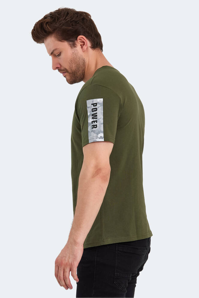 Slazenger PADERAU Erkek T-Shirt Haki