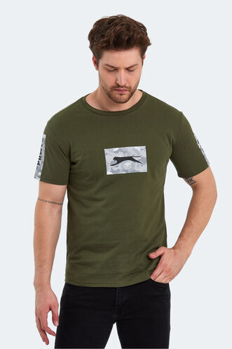 Slazenger PADERAU Erkek T-Shirt Haki - Thumbnail