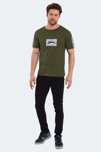 Slazenger PADERAU Erkek T-Shirt Haki - Thumbnail