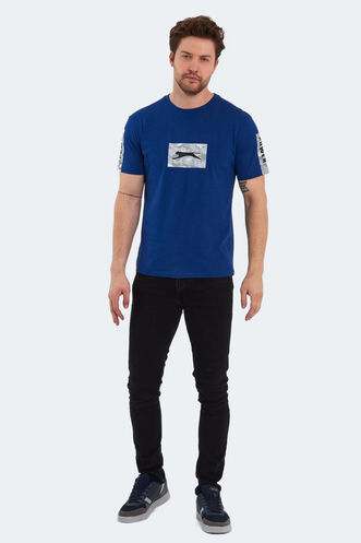 Slazenger PADERAU Erkek T-Shirt Indigo - Thumbnail