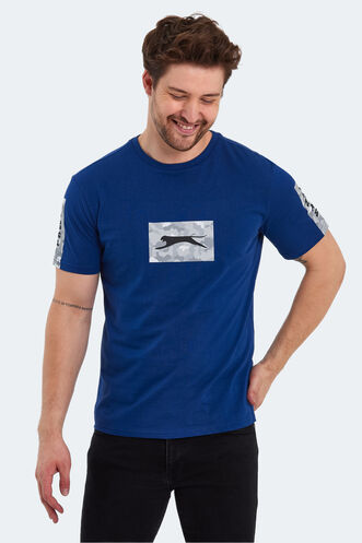 Slazenger PADERAU Erkek T-Shirt Indigo - Thumbnail