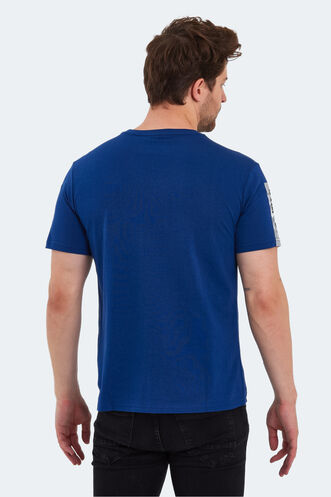 Slazenger PADERAU Erkek T-Shirt Indigo - Thumbnail