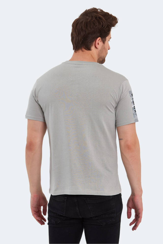 Slazenger PADERAU Erkek T-Shirt Taş Gri