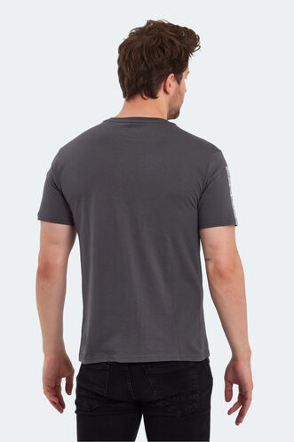 Slazenger PADERAU Men's T-Shirt Dark Grey - Thumbnail