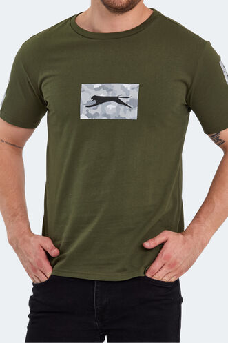 Slazenger PADERAU Men's T-Shirt Khaki - Thumbnail