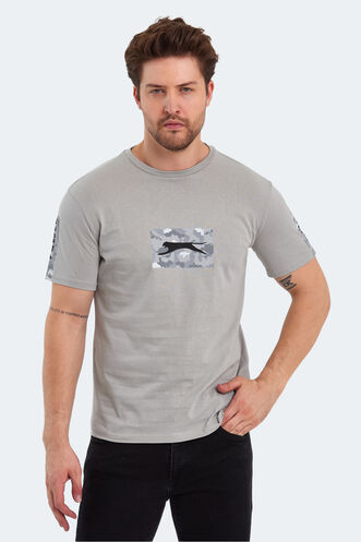 Slazenger PADERAU Men's T-Shirt Stone Grey - Thumbnail