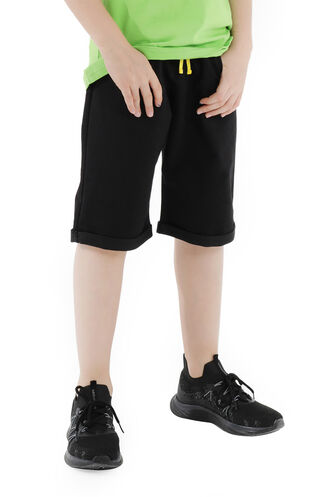 Slazenger PAGE Boys' Shorts Black - Thumbnail