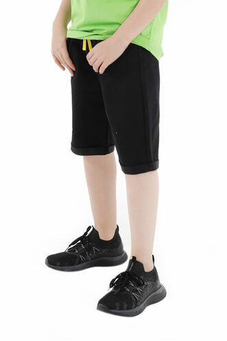 Slazenger PAGE Boys' Shorts Black - Thumbnail