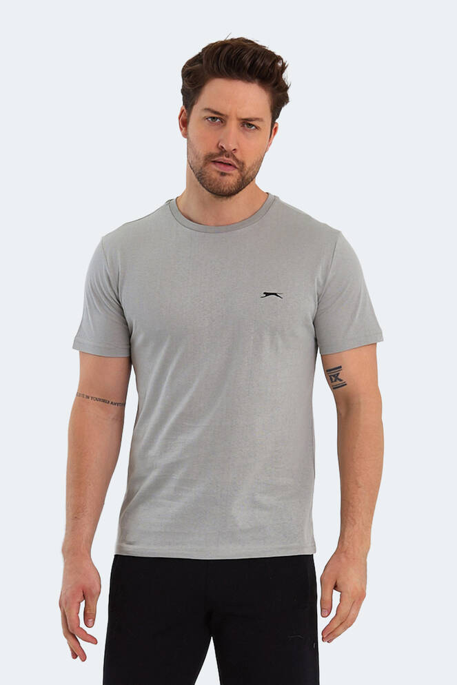 Slazenger PAINT Erkek Kısa Kollu T-Shirt Gri