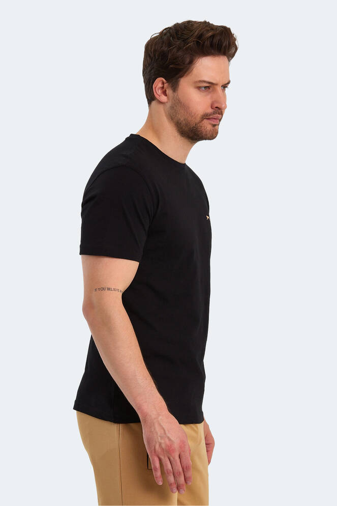 Slazenger PAINT Men's Short Sleeve T-Shirt Black