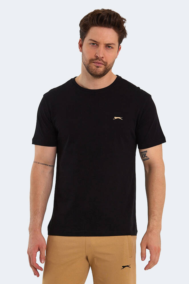 Slazenger PAINT Men's Short Sleeve T-Shirt Black