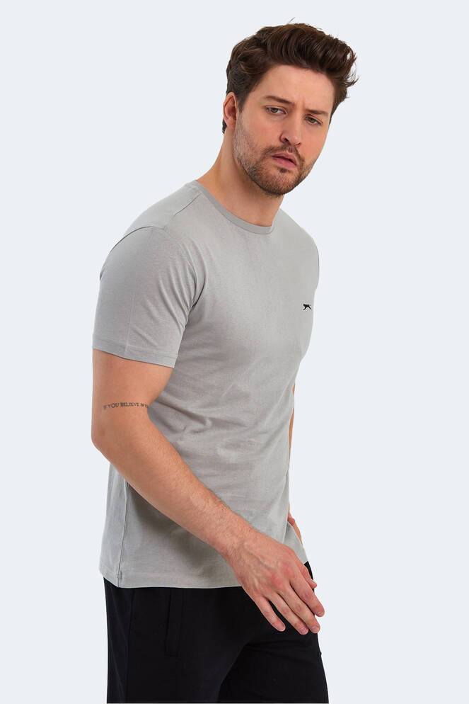 Slazenger PAINT Men's Short Sleeve T-Shirt Gray