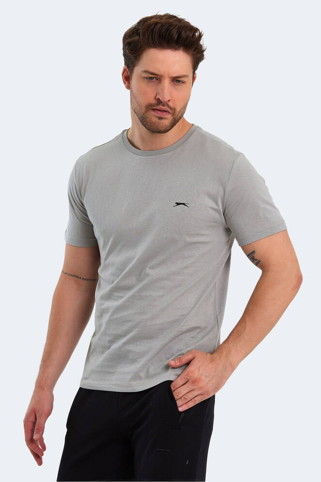 Slazenger PAINT Men's Short Sleeve T-Shirt Gray