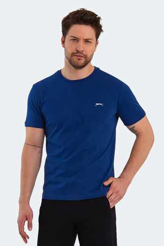 Slazenger PAINT Men's Short Sleeve T-Shirt Indigo - Thumbnail