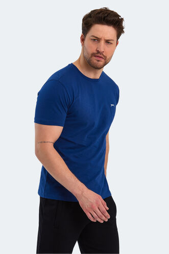 Slazenger PAINT Men's Short Sleeve T-Shirt Indigo - Thumbnail