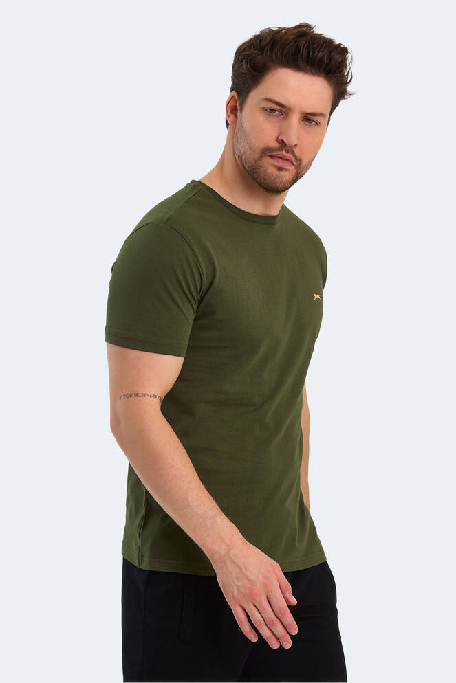 Slazenger PAINT Men's Short Sleeve T-Shirt Khaki