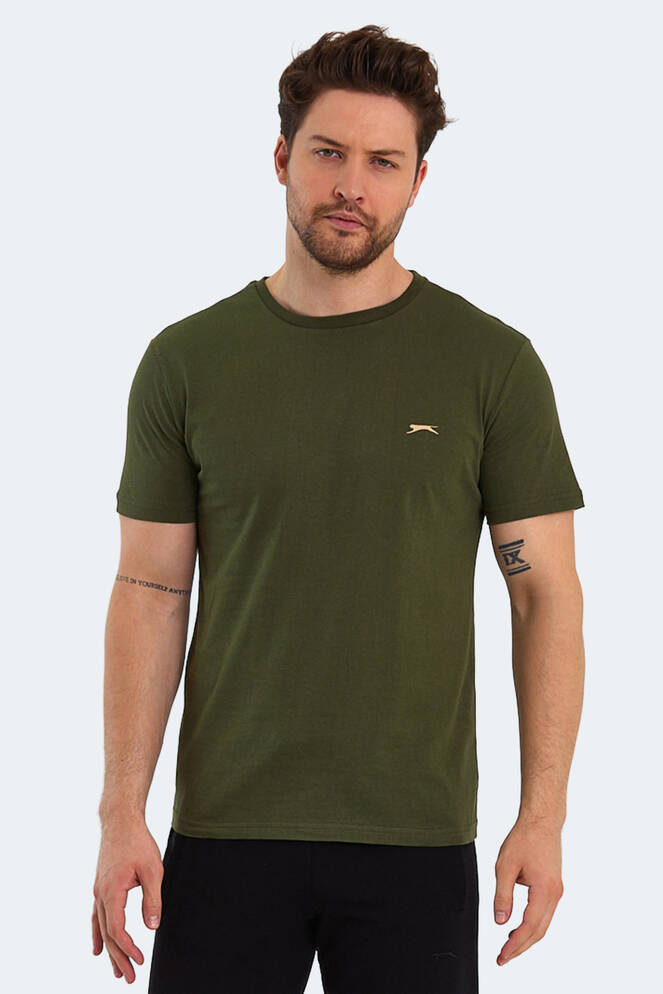 Slazenger PAINT Men's Short Sleeve T-Shirt Khaki