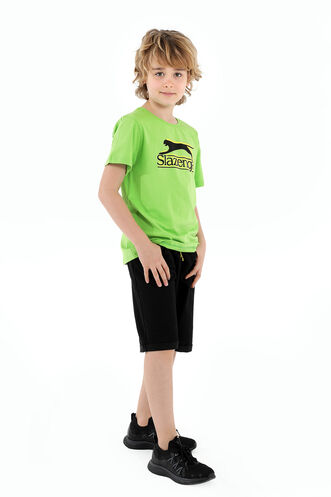 Slazenger PALLE Boys Short Sleeve T-Shirt Green - Thumbnail