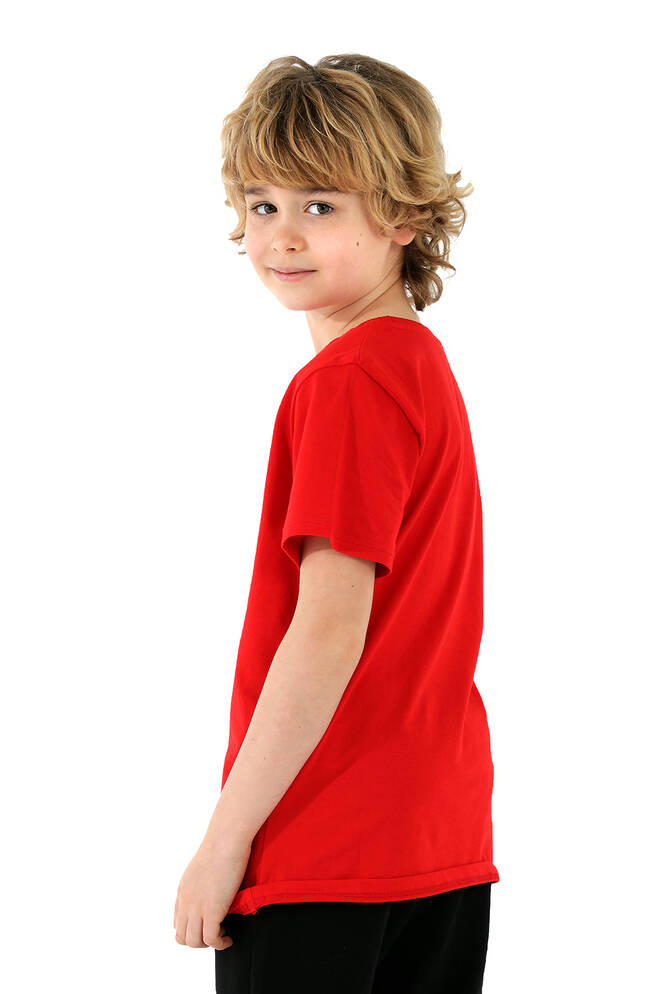 Slazenger PALLE Boys Short Sleeve T-Shirt Red