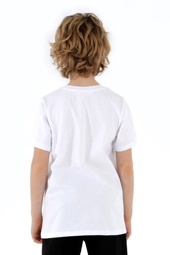 Slazenger PALLE Boys Short Sleeve T-Shirt White - Thumbnail