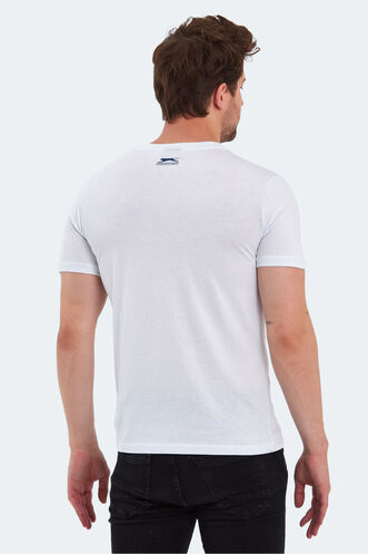 Slazenger PALLU Erkek T-Shirt Beyaz - Thumbnail