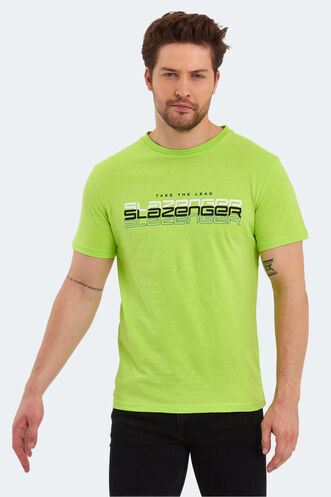 Slazenger PALLU Erkek T-Shirt Limon - Thumbnail