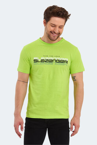 Slazenger PALLU Erkek T-Shirt Limon - Thumbnail