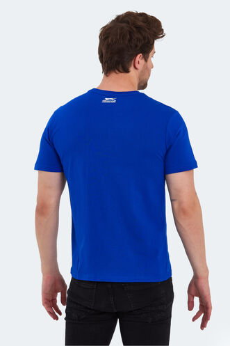 Slazenger PALLU Erkek T-Shirt Saks Mavi - Thumbnail