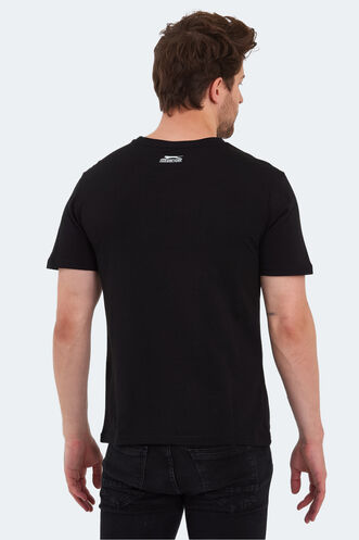 Slazenger PALLU Erkek T-Shirt Siyah - Thumbnail