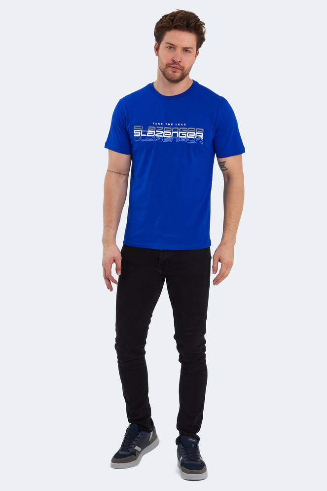 Slazenger PALLU Men's T-Shirt Saks Blue