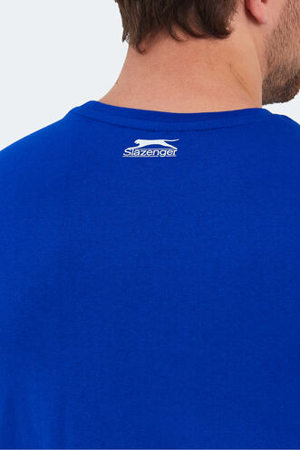 Slazenger PALLU Men's T-Shirt Saks Blue - Thumbnail