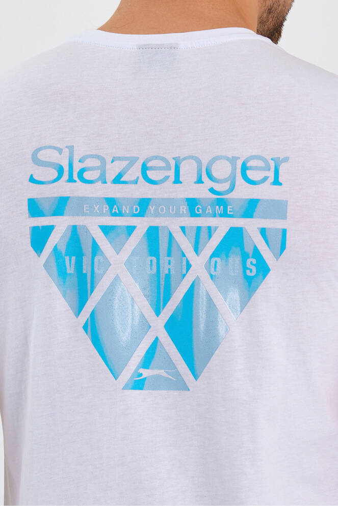 Slazenger PANCO Erkek Kısa Kollu T-Shirt Beyaz