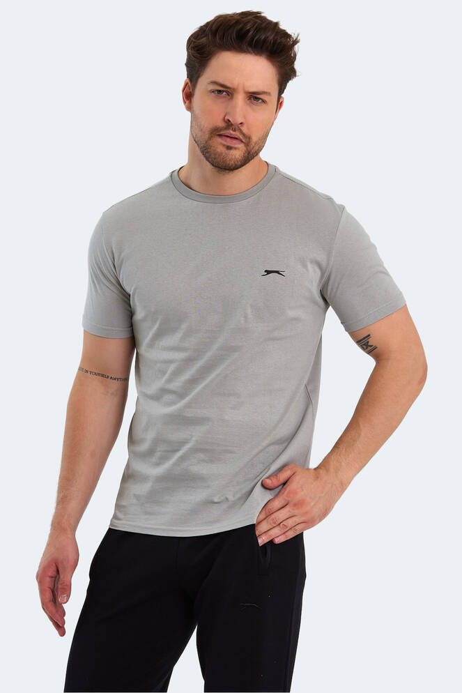 Slazenger PANCO Erkek Kısa Kollu T-Shirt Gri