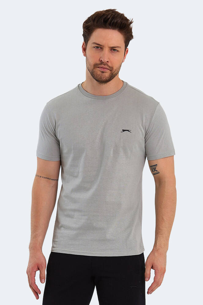 Slazenger PANCO Erkek Kısa Kollu T-Shirt Gri