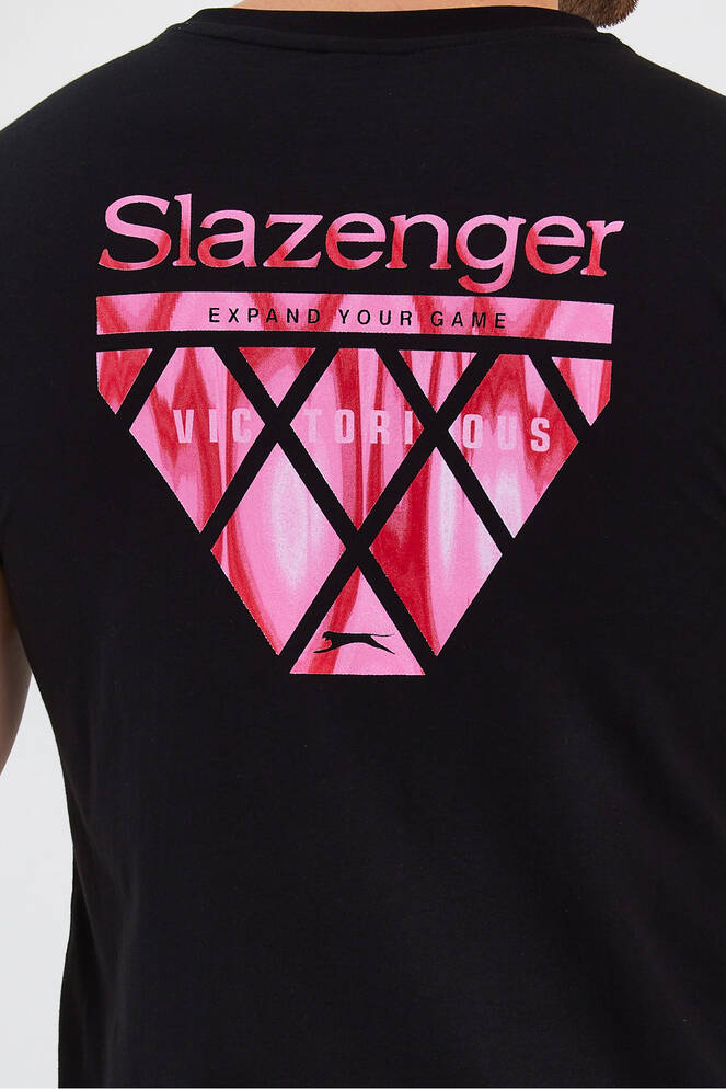 Slazenger PANCO Erkek Kısa Kollu T-Shirt Siyah