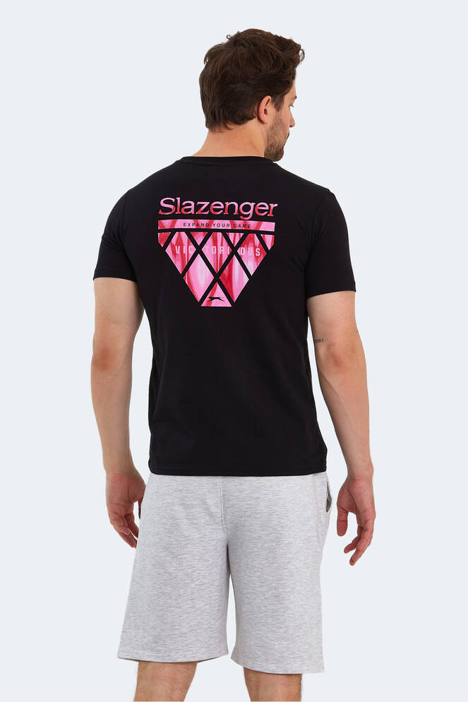 Slazenger PANCO Erkek Kısa Kollu T-Shirt Siyah