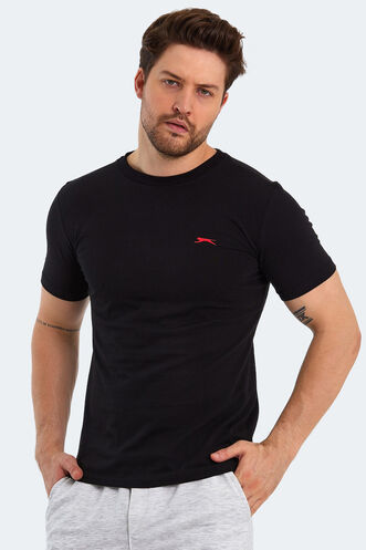 Slazenger - Slazenger PANCO Men's Short Sleeve T-Shirt Black