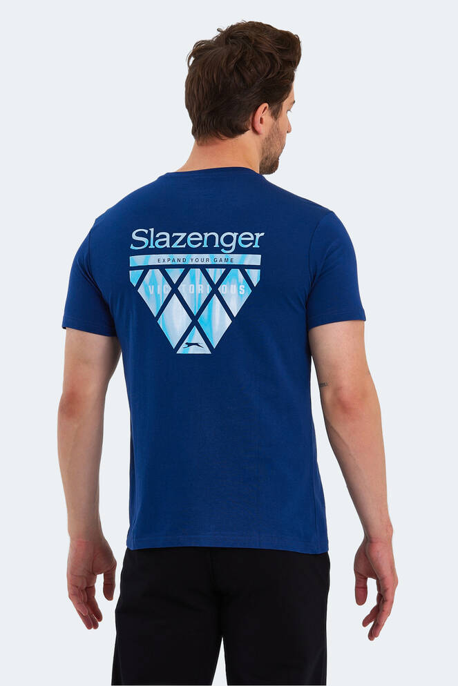 Slazenger PANCO Men's Short Sleeve T-Shirt Indigo