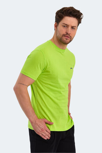 Slazenger PANCO Men's Short Sleeve T-Shirt Lemon - Thumbnail