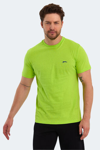 Slazenger PANCO Men's Short Sleeve T-Shirt Lemon - Thumbnail